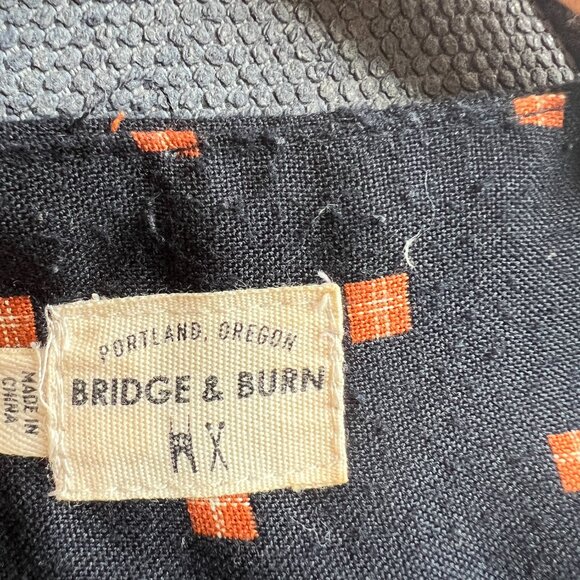 Bridge & Burn Navy & Orange  Dress Sz XS - Picture 3 of 3